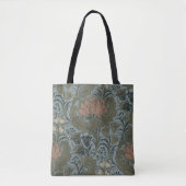 Antiek Flower Morris Garden Floral Wallpaper Tote Bag (Voorkant)