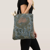 Antiek Flower Morris Garden Floral Wallpaper Tote Bag (Dichtbij)