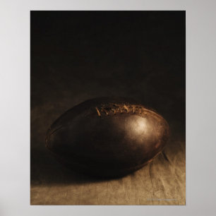 Antiek football poster