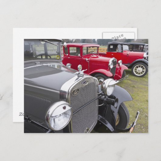 Antiek Ford-auto's Briefkaart (Voorkant / Achterkant)