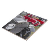 Antiek Ford-auto's Tegeltje (Zijkant)