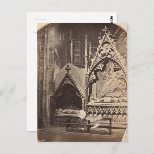 Antiek foto Aangepaste uitnodiging voor Halloween (Voorkant / Achterkant)