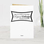 Antiek Foto Jubileum Kaart (Achterkant)