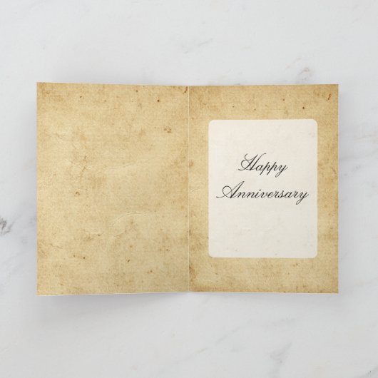 Antiek Foto Jubileum Kaart (Binnen)