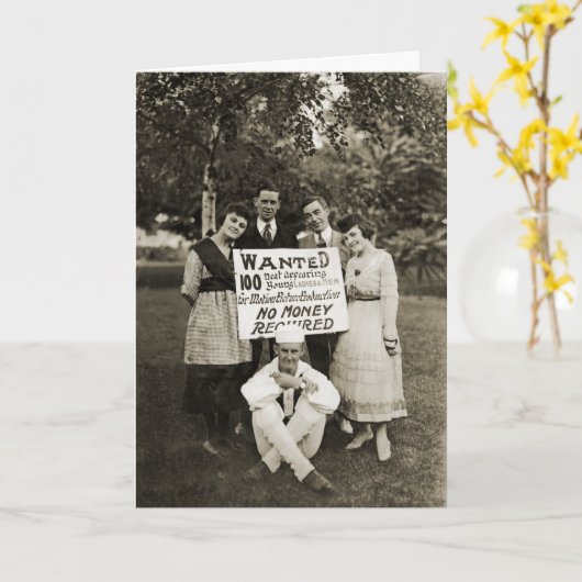 ANTIEK FOTO THESPIAN ACTOR ACTRICE FILMPODIUM KAART (Gele Bloem)