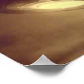 Antiek foto van een ufo poster (Hoek)