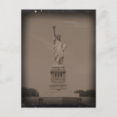 Antiek foto van Vrijheidsbeeld Briefkaart (Voorkant)