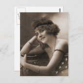  Antiek foto's Portretten van vulpannen Briefkaart (Voorkant / Achterkant)