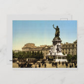 Antiek Frankrijk c1900, Place de la République Par Briefkaart (Voorkant / Achterkant)