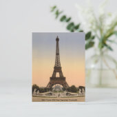 Antiek Frankrijk Eiffeltoren, Paris-Expo 1900 Briefkaart (Staand voorkant)