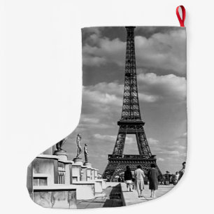 Antiek Frankrijk Parijs Eiffeltoren Chaillot-palei Grote Kerstsok