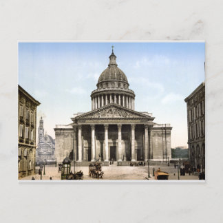 Antiek Frankrijk straatbeeld c1900, Pantheon, Pari Briefkaart