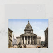 Antiek Frankrijk straatbeeld c1900, Pantheon, Pari Briefkaart (Voorkant / Achterkant)