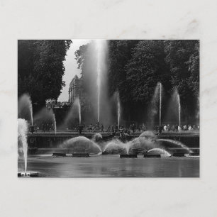 Antiek Frankrijk Versailles paleis neptunus fontei Briefkaart