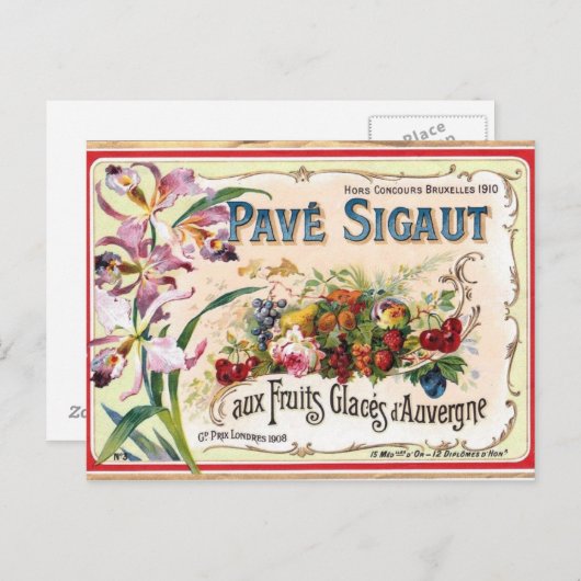 Antiek Frans Briefkaart (Voorkant / Achterkant)