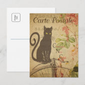 Antiek Frans Kat Briefkaart (Voorkant / Achterkant)