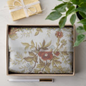 Antiek Frans mode bloemendecoupe tissuepapier (Geschenk)