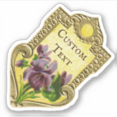 Antiek Frans parfum Violet Sticker (Voorkant)