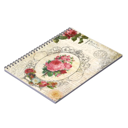 Antiek Frans Roos Ephemera Notitieboek (Linkerzijde)