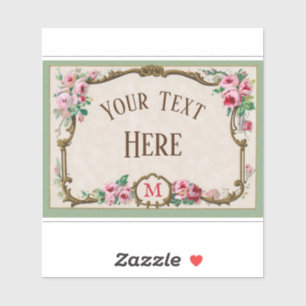 Antiek Frans Roos, Lijst blanco Sticker