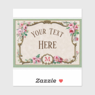 Antiek Frans Roos, Lijst blanco Sticker