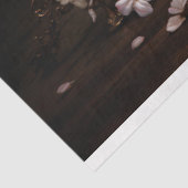 Antiek Frans Tafelklok 4 Decoupage Papier (Detail)