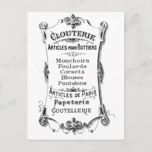 Antiek  Franse ad Briefkaart