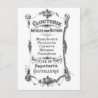 Antiek  Franse ad Briefkaart