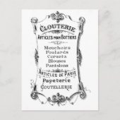 Antiek  Franse ad Briefkaart (Voorkant)