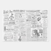 Antiek Franse advertenties Ephemera Inpakpapier Vel (Voorkant 2)