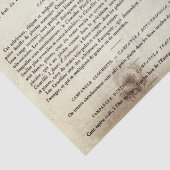 Antiek Franse botanische boekpagina's Tissuepapier (Detail)