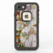  Antiek Franse kaart van de Henegouwen (Achterkant)