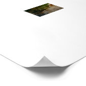 Antiek Franse Kasteel Waterverf Poster (Hoek)