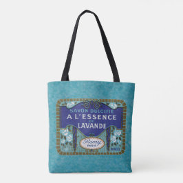 Antiek-Franse lavender Soap Tote Bag