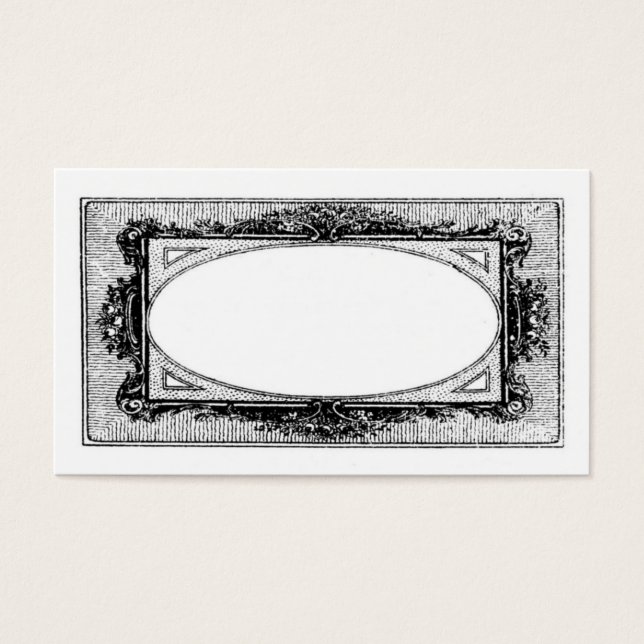 Antiek Franse Lijst Kaart (Voorkant)