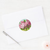 Antiek Franse Lila Ronde Sticker (Envelop)
