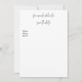 Antiek Franse Mode Borden en augustus kalender Save The Date (Achterkant)