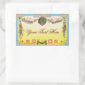  Antiek Franse Parfum Rechthoekige Sticker (Tas)