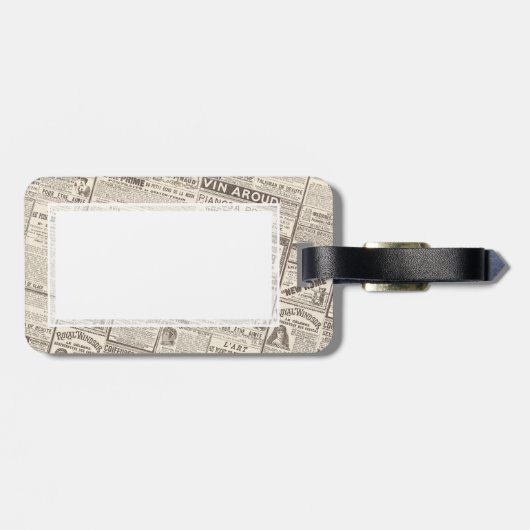 Antiek Franse reclame - Producten voor vrouwen Bagagelabel (Achterkant horizontaal)