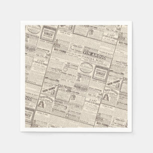 Antiek Franse reclame - Producten voor vrouwen Servetten