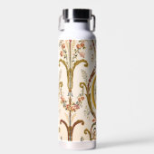 Antiek Franse Rococo Floral Gold Cream Elegant Waterfles (Voorkant)
