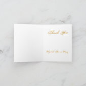 Antiek Franse Rozen Bedankkaart (Binnen)