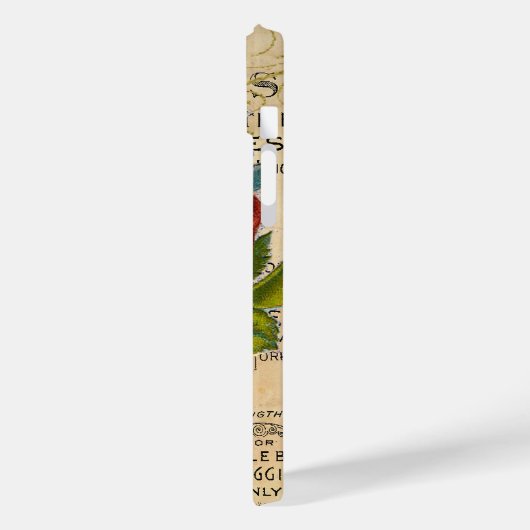 Antiek Franse Rozen Case-Mate iPhone Case (Achterkant / Links)