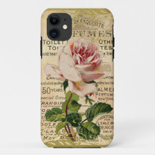 Antiek Franse Rozen Case-Mate iPhone Case