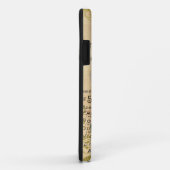 Antiek Franse Rozen Case-Mate iPhone Case (Achterkant/rechts)