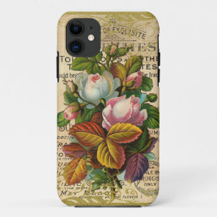 Antiek Franse Rozen Case-Mate iPhone Case
