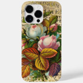 Antiek Franse Rozen Case-Mate iPhone Case (Achterkant)