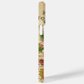 Antiek Franse Rozen Case-Mate iPhone Case (Achterkant / Rechts)