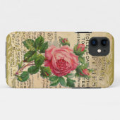 Antiek Franse Rozen Case-Mate iPhone Case (Achterkant (horizontaal))