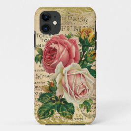 Antiek Franse Rozen iPhone 11 Hoesje